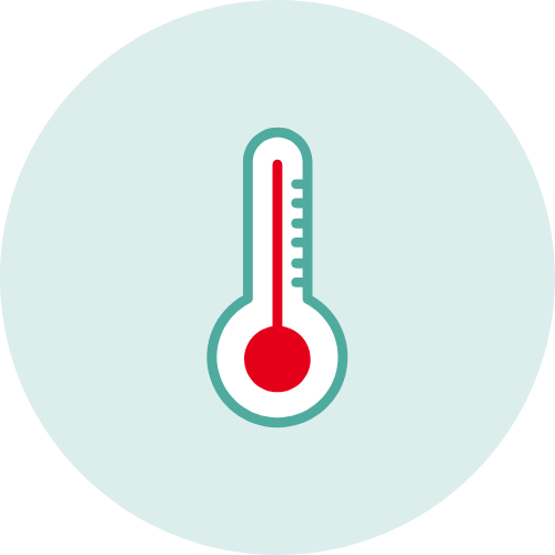 Illustrated thermometer